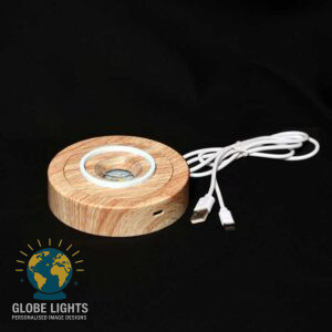 Beech Finish Roating USB Base