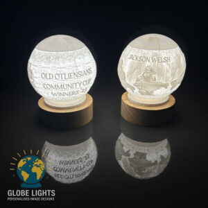 Personalised Trophy/Award Globe Light